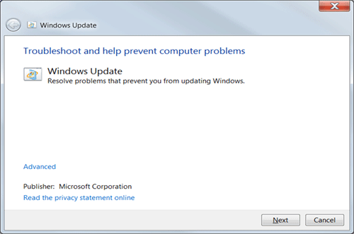 Windows Update Troubleshooter